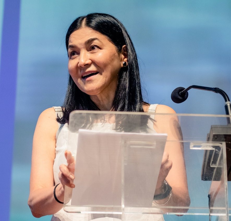 Profa. Dra. Shirley Nakagaki na posse da presidência da SBQ, 2022
